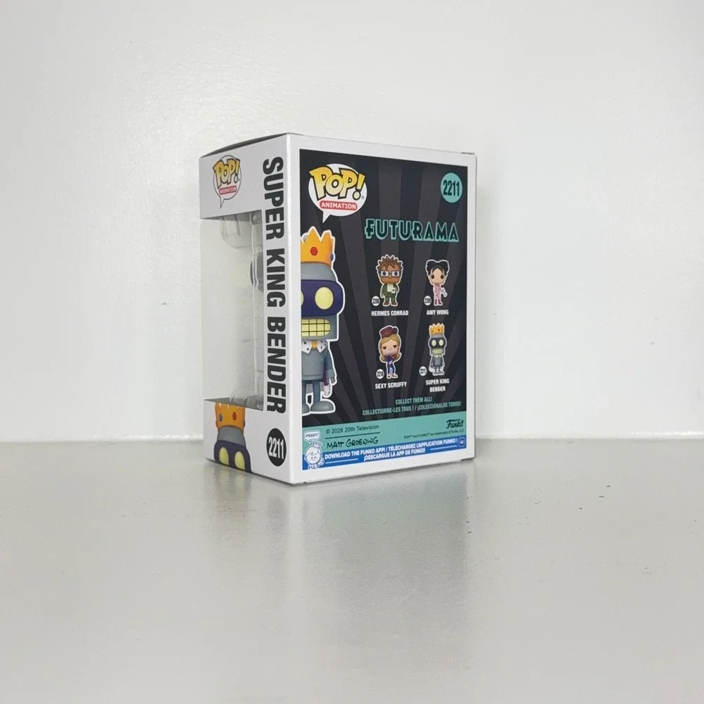 Funko‎ Pop #2211 Super King Bender Futurama Vinyl Figure Animation Collectible